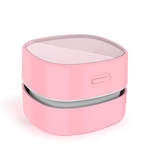 ODISTAR Desktop Vacuum Cleaner,Mini Table dust Sweeper Energy Saving,High Endurance up to 400 mins,Cordless&360º Rotatable Design for Cleaning Hairs,Crumbs,Computer Keyboard of Gifts for Kids (Pink) | The Storepaperoomates Retail Market - Fast Affordable Shopping