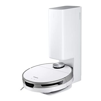 SAMSUNG Jet Bot+ Robot Vacuum Cleaner w/ Clean Station, Automatic Emptying, Precision Cleaning, 5-Layer Filter, Intelligent Power Control for Hardwood Floors, Carpets, Area Rugs, VR30T85513W/AA, White | The Storepaperoomates Retail Market - Fast Affordable Shopping