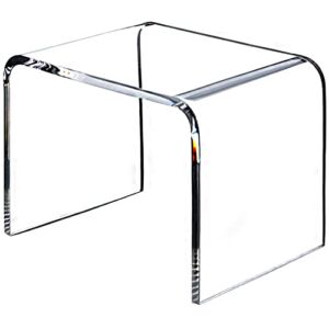 Acrylic Shower Stool Clear Stool Chair Recreational Bar Stools Used for Living Room Bathroom Modern Small Step Stool Adults Kids Kitchen Stool