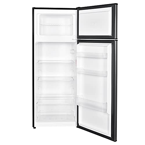 Danby 7.4 Cubic Feet Mid Size Integrated Reversible Organizer Top Mount Refrigerator with Two Adjustable Shelves and Transparent Crisper Bin, Gray | The Storepaperoomates Retail Market - Fast Affordable Shopping