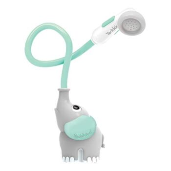Yookidoo Baby Bath Shower Head – Elephant Water Pump with Trunk Spout Rinser – Control Water Flow from 2 Elephant Trunk Knobs for Maximum Fun in Tub or Sink for Newborn Babies (Turquoise) | The Storepaperoomates Retail Market - Fast Affordable Shopping