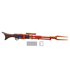 NERF Star Wars Amban Phase-Pulse Blaster, The Mandalorian, Scope, 10 Official Elite Darts, Breech Load, 50.25 Inches Long (Amazon Exclusive)
