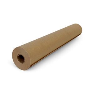 IDL Packaging Brown Kraft Paper Roll 18″ x 180 feet (2160 inches) (Pack of 1) – Perfect Paper for Packing – Kraft Wrapping Paper for Moving – Floor Masking Paper – 100% Recycled Paper