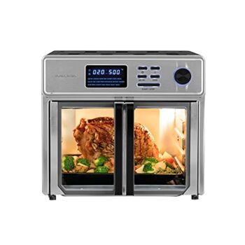 Kalorik MAXX® Complete Digital Air Fryer Oven, 26 Quart, 10-in-1 Countertop Toaster Oven Air Fryer Combo, Up to 500°, 14 Accessories & 60 Recipe Cookbook, 1750W, Stainless Steel | The Storepaperoomates Retail Market - Fast Affordable Shopping