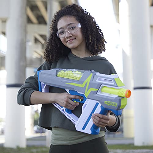 NERF Hyper Mach-100 Fully Motorized Blaster, 80 Hyper Rounds, Eyewear, Up to 110 FPS Velocity, Easy Reload, Holds Up to 100 Rounds | The Storepaperoomates Retail Market - Fast Affordable Shopping