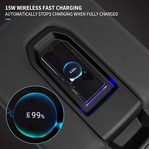 Xipex Fit 2019-2021 Chevrolet Silverado GMC Sierra Wireless Charger 15W Fast Phone Wireless Charging Tray Chevy Silverado GMC Sierra Accessories (2019-2021,Fit Split-Bench Seat) | The Storepaperoomates Retail Market - Fast Affordable Shopping