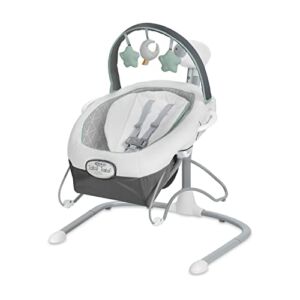 Graco Soothe ‘n Sway LX Baby Swing with Portable Bouncer, Derby