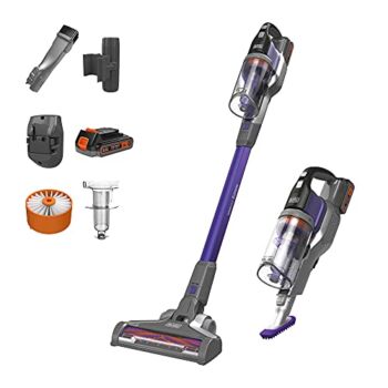 BLACK+DECKER Powerseries Extreme Cordless Stick Vacuum Cleaner for Pets, Purple (BSV2020P) | The Storepaperoomates Retail Market - Fast Affordable Shopping