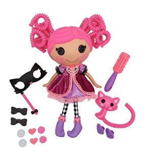 Lalaloopsy Silly Hair Doll – Confetti Carnivale with Pet Cat, 13″ Masquerade Ball Party Theme Hair Styling Doll with Pink Hair & 11 Accessories in Reusable Salon Package playset, for Ages 3-103