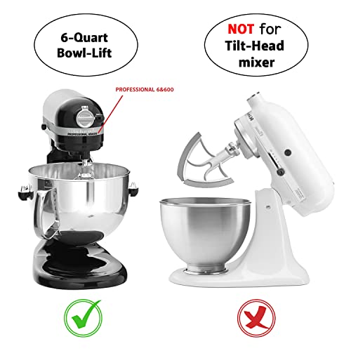 6 Quart Kitchen Aid Mixer Attachments, Flex Edge Beater Paddle with Scraper for 6 QT Bowl-lift Kitchen Aid Stand Mixer, 6 QT Mixer Accessory Replacement. | The Storepaperoomates Retail Market - Fast Affordable Shopping