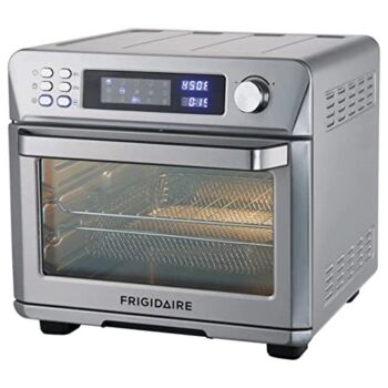 Frigidaire EAFO111-SS Air Fryer Oven, Digital, 26 Quart 10-in-1 Countertop Toaster Oven & Air Fryer Combo – Grill, Rotisserie, Dehydrator, Pizza Oven, & More, Stainless Steel | The Storepaperoomates Retail Market - Fast Affordable Shopping