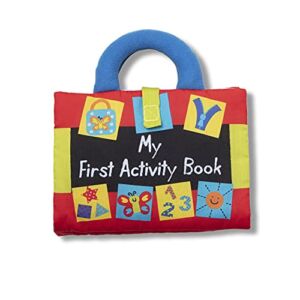 Melissa & Doug K’s Kids My First Activity Book 8-Page Soft Book for Babies and Toddlers