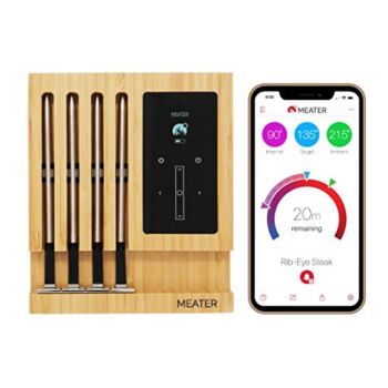 MEATER Block | 4-Probe Premium Smart Meat Thermometer | Bluetooth to WiFi Range Extension | for The Oven, Grill, Kitchen, BBQ, Smoker, Rotisserie | The Storepaperoomates Retail Market - Fast Affordable Shopping