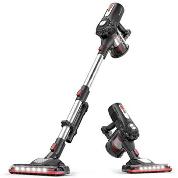 ROOMIE TEC Cordless Stick Vacuum Cleaner, 2 in 1 Handheld Vacuum with 120W Suction Power, Stainless Steel Filter, HEPA Filter, Designed for Floor, Carpet, and Pet Hair – RMDY595 | The Storepaperoomates Retail Market - Fast Affordable Shopping