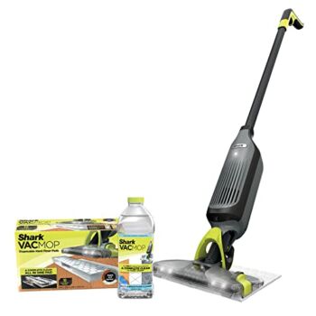 Shark VM252 VACMOP Pro Cordless Hard Floor Vacuum Mop with LED Headlights, 4 Disposable Pads & 12 oz. Cleaning Solution, Charcoal Gray | The Storepaperoomates Retail Market - Fast Affordable Shopping