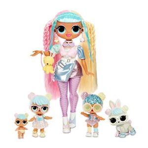 LOL Surprise OMG Bon Bon Family with 45+ Surprises Including Candylicious OMG Doll, Bon Bon, Bling Bon Bon, Lil Bon Bon, Hop Hop, Accessories, and Foldable Playset | Kids 36 Months – 10 Years Old