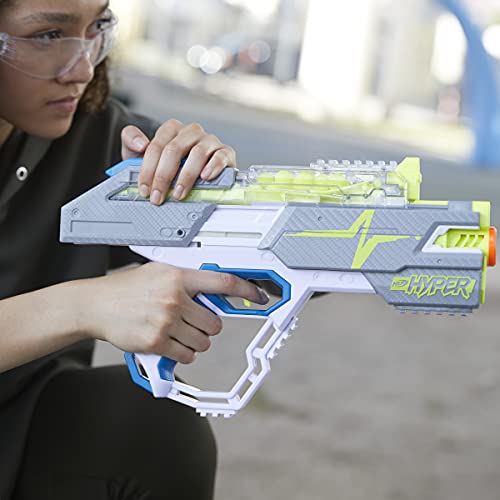 NERF Hyper Rush-40 Pump-Action Blaster, 30 Hyper Rounds, Eyewear, Up to 110 FPS Velocity, Easy Reload, Holds Up to 40 Rounds | The Storepaperoomates Retail Market - Fast Affordable Shopping