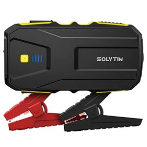 SOLVTIN S6 Jump Starter 1200A Car Starter for up to 7.5L Gas and 6.0L Diesel Engine 12V Battery Jump Starter with Smart Jumper Cables Portable Power Bank with PD18W Port, QC 3.0 and LED Light