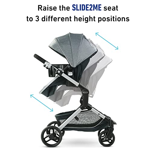 Graco Modes Nest Travel System, Includes Baby Stroller with Height Adjustable Reversible Seat, Pram Mode, Lightweight Aluminum Frame and SnugRide 35 Lite Elite Infant Car Seat, Norah | The Storepaperoomates Retail Market - Fast Affordable Shopping