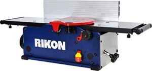 RIKON 20-800H | 8 Benchtop Jointer with a 6-Row Helical-Style Cutter Head with 16 Carbide, 2-Edge Insert Cutters for Super Cutting Action, Flat Surfacing Results, and Easy Knife Changes