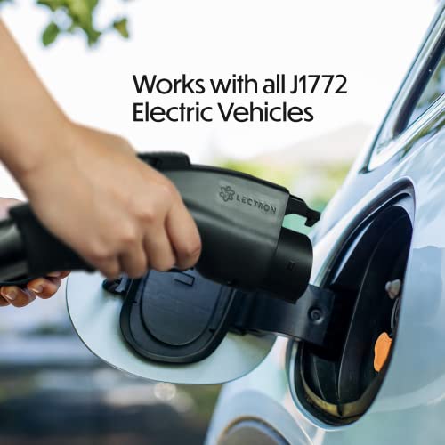 Lectron [Only for J1772 EVs Tesla to J1772 Charging Adapter, Max 48 Amp & 250V – Compatible with Tesla High Powered Connectors, Destination Chargers, and Mobile Connectors (Black) | The Storepaperoomates Retail Market - Fast Affordable Shopping