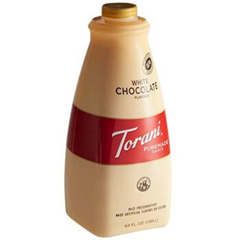 Torani Puremade Sauce, White Chocolate Flavor, GMO Free & Gluten Free, 64 Fl. Oz. 1.89 L | The Storepaperoomates Retail Market - Fast Affordable Shopping