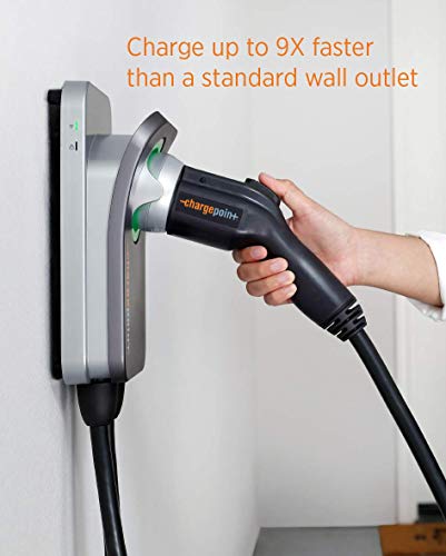 ChargePoint Home Flex Electric Vehicle (EV) Charger upto 50 Amp, 240V, Level 2 WiFi Enabled EVSE, UL Listed, Energy Star, NEMA 6-50 Plug or Hardwired, Indoor/Outdoor, 23-Foot Cable | The Storepaperoomates Retail Market - Fast Affordable Shopping