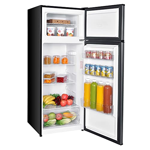 Danby 7.4 Cubic Feet Mid Size Integrated Reversible Organizer Top Mount Refrigerator with Two Adjustable Shelves and Transparent Crisper Bin, Gray | The Storepaperoomates Retail Market - Fast Affordable Shopping