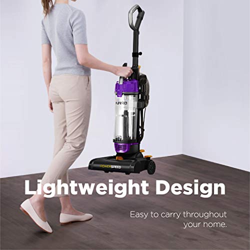 eureka NEU182B PowerSpeed Bagless Upright Vacuum Cleaner, Lite, Purple | The Storepaperoomates Retail Market - Fast Affordable Shopping