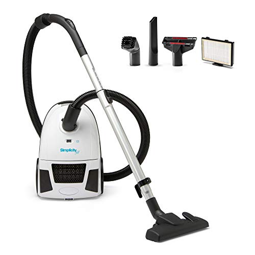 Canister Vacuum Cleaner, Simplicity Jill Compact Vacuum for Hardwood Floors and Rugs, Dual Certified Hepa Filtration, Bagged | The Storepaperoomates Retail Market - Fast Affordable Shopping