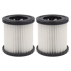 2 Packs of DCV5801H Wet/Dry Vacuum Hepa Replacement Filter, Suitable for dewalt DCV580 and DCV581H, Washable and Reusable…