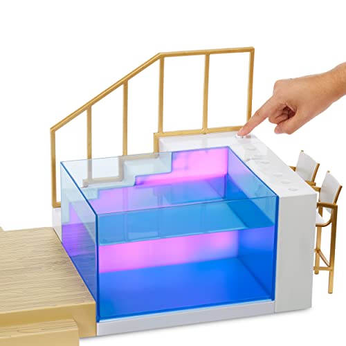 Rainbow High Color Change Pool & Beach Playset : 7-in-1 Light-Up-Multicolor Changing Pool, Adjustable Umbrella, and Pool Accessories. Fits 7 Fashion Dolls, Toy Gift for Kids Ages 6 7 8+ to 12 578475 | The Storepaperoomates Retail Market - Fast Affordable Shopping
