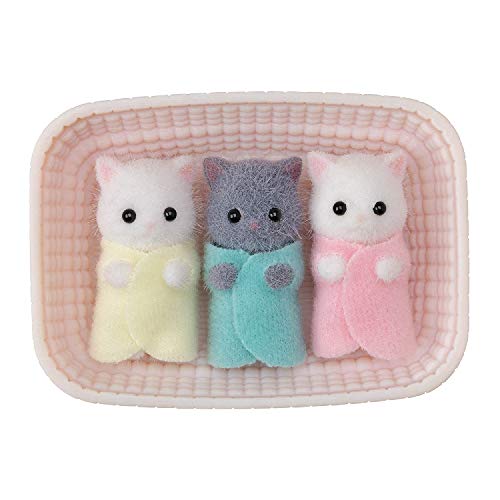 Calico Critters, Persian Cat Triplets, Dolls, Dollhouse Figures, Collectible Toys; Figures and Cradled Accessory Included | The Storepaperoomates Retail Market - Fast Affordable Shopping