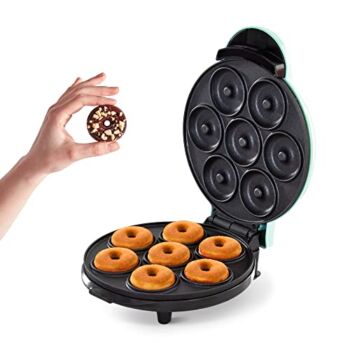 DASH Mini Donut Maker Machine for Kid-Friendly Breakfast, Snacks, Desserts & More with Non-stick Surface, Makes 7 Doughnuts – Aqua | The Storepaperoomates Retail Market - Fast Affordable Shopping