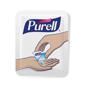 PURELL SINGLES Advanced Hand Sanitizer Gel, Fragrance Free, 500 Single-Use Travel-Size Packets – 9630-5C