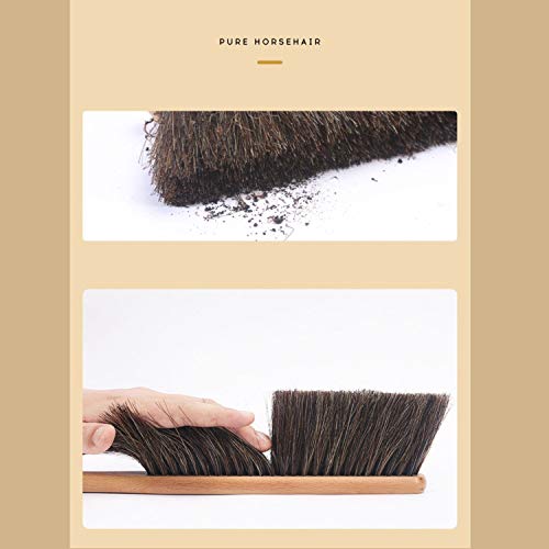 Kingten Horsehair Counter Duster with Wood Handle, Wood Block，Dustpan,Bench Woodworking Brush-Brushes are Used for Counter, Gardening, Furniture, Drafting, Patio, Fireplace Cleaning | The Storepaperoomates Retail Market - Fast Affordable Shopping