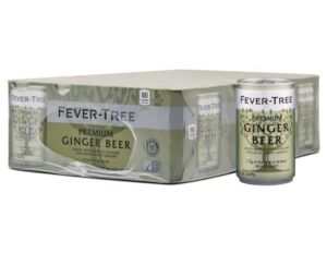 Fever-Tree Premium Ginger Beer Cans, 24pk/5.07 fl oz, No Artificial Sweeteners, Flavorings or Preservatives