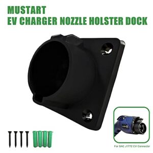MUSTART EV Charger Holder Holster Dock for SAE J1772 Electric Vehicle (EV) Connector…