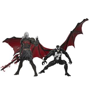Spider-Man Marvel Legends Series 60th Anniversary Marvel’s Knull and Venom 2-Pack King in Black 6-inch Action Figures, 5 Accessories