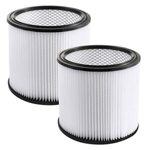 Gazeer 2Pack Replacement Cartridge Filter for Shop-Vac Shop Vac 90304, 90350, 90333,903-04-00, 9030400,5 Gallon Up Wet/Dry Vacuum Cleaners
