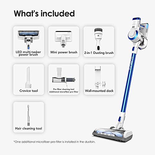 Tineco A10 Hero Cordless Stick/Handheld Vacuum Cleaner with Wall Mount, Super Lightweight with Powerful Suction for Carpet, Hard Floor & Pet – Space Blue | The Storepaperoomates Retail Market - Fast Affordable Shopping