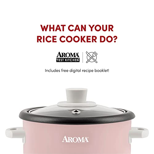 Aroma Housewares 4-Cups (Cooked) / 1Qt. Rice & Grain Cooker (ARC-302NGP), Pink | The Storepaperoomates Retail Market - Fast Affordable Shopping