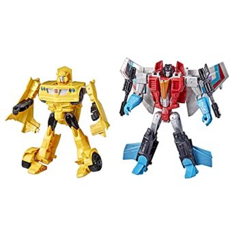 Transformers Toys Heroes and Villains Bumblebee and Starscream 2-Pack Action Figures – for Kids Ages 6 and Up, 7-inch (Amazon Exclusive) | The Storepaperoomates Retail Market - Fast Affordable Shopping