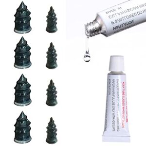NORSHIRE Tire Repair Nail,Self-Tapping Screw,Tire Repair Kits,Tire Screw Plug,Tire Repair Rubber Nail,Tire Fix,Suitable for car, Motorcycle, ATV, Jeep, Truck, Tractor tire Puncture Repair