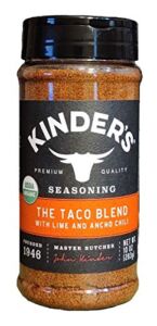Kinder’s Premium Quality Organic Rub and Seasoning – The Taco Blend, 10oz