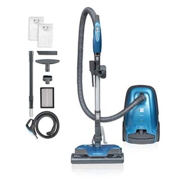 Kenmore BC3005 Pet Friendly Lightweight Bagged Canister Vacuum Cleaner with Extended Telescoping Wand, HEPA, 2 Motors, Retractable Cord, and 4 Cleaning Tools, Blue | The Storepaperoomates Retail Market - Fast Affordable Shopping