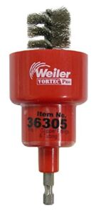 Weiler 36305 Vortec Pro Retail Pack 1″ Turbo Tube Brush, Made in The USA (Pack of 3)