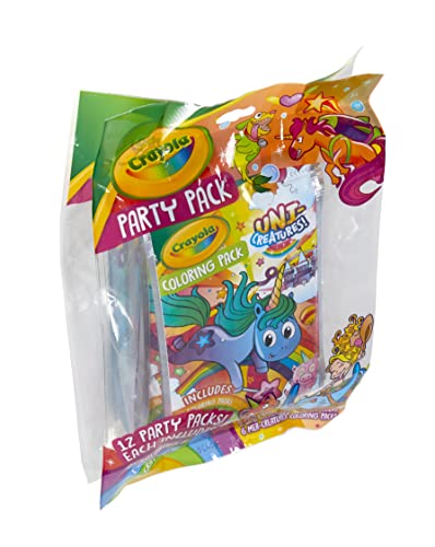 Crayola Coloring Book Party Favors, Uni-Creatures & Mer-Creatures, 12 Coloring Packs, Gift [Amazon Exclusive] | The Storepaperoomates Retail Market - Fast Affordable Shopping