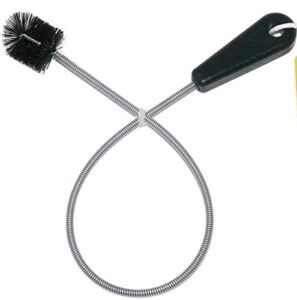 FryOilSaver Co, B113C, Long Drain Cleaning Brush, Length 22″, Super Flexible Cleaning Tool, Drain Clog Remover Brush