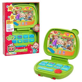 CoComelon Sing and Learn Laptop Toy for Kids, Lights, Sounds, and Music Encourages Letter, Number, Shape, and Animal Recognition, by Just Play | The Storepaperoomates Retail Market - Fast Affordable Shopping